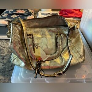 Lauren Ralph Lauren large crossbody bag with handles